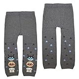 アンパンマン 10分丈 レギンス フェイス柄 ANPANMAN 80-90cm グレー