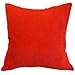 Leaveland Solid Red Corn Kernels Pattern Polyester Throw Pillow Covers Pillowcase Sham Decor Cushion Slipcovers Square 17x17 Inch