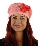 Brilliant Bonjour Ladies Knit Beret with Sequin Accent in 16 Colors