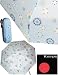 Sports : Knirps Supermini Regenschirm X1 Vanilla Sky Flowers light-blue
