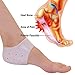 FootMatters Silicone Soft Gel Heel Protector Cushion Pad Wrap - Medical Grade Silicone Gel - Reduce Heel Shock Helping Prevent Heel Bone & Joint Pain - Prevent Painful Irritation, Blisters & Calluses - 1 pair