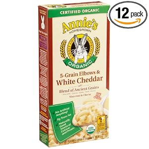 Annie's Homegrown Five-Grain Elbows and White Cheddar Macaroni and Cheese, Organic,... by Annie's Homegrown