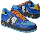 MAKAVELI BRANDED Rollin Tupac 2pac Mens Shoes Blue/Multi Patent Leather