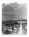 Historic Print (L): The Trail of '42. Through bushland, across muskeg and rivers, a vital artery in North Am