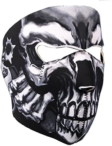 Skull Assassin Neoprene Face Mask Motorcycle Bicycle Halloween Hat