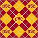 Collegiate Fleece University of Southern California Argyle