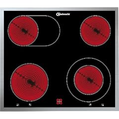 Bauknecht EKV 6640 IN/MOD Glaskeramik-Kochfeld Lightronic / 1 DUO- / 1 Br�ter-Kochzone / 60 cm mit Flachrahmen