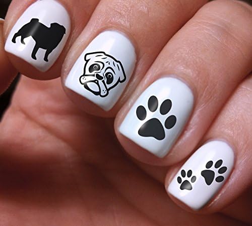 Nail Art Dogs Beauty Сolored Manicure Decals Set 3D DIY Decoration Water Stickers
