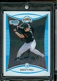 2008 Bowman Chrome Prospects # BP22 Brett Pill - San Francisco Giants (XRC - Extended Rookie Card) - MLB Baseball Card in Protective Screw Down Display Case!