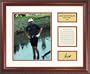 Jean Van de Velde Framed 7x9 Photograph with Biography and Engraved Signature Plate
