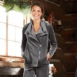 Eddie Bauer Velour Moto Jacket