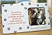 BANBERRY DESIGNS Pet Memorial Picture Frame - Paw Prints On My Heart Photo Frame - Remember a Faithful Furry Friend - Loss of a Beloved Pet - 9
