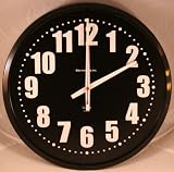 Low Vision Clock Big and Bold Numbers- Black Body