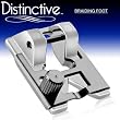 Distinctive Braiding Sewing Machine Presser Foot - Fits All Low Shank Snap-On Singer*, Brother, Babylock, Husqvarna Viking (Husky Series), Euro-Pro, White, Bernina (Bernette Series), New Home, Elna and More!