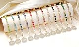 Pink Greek Circle of Friendship Bracelet