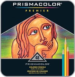 Sanford Prismacolor Premier Colored Pencil Set, 48/Tin