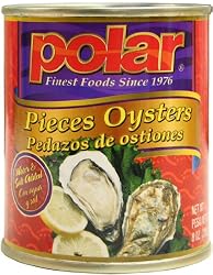 MW Polar Oysters Pieces, 8-Ounce Cans (Pack of 12)