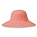 Wallaroo Hat Company Women’s Scrunchie Sun Hat – UPF 50+ Sun Protection, Packable and Adjustable Sizing for Medium Crown Sizes – Sun-Smart Hat for Travel, Poolside, Everyday (Navy/White Dots)