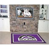 Fanmats Colorado Rockies 5'x8' Rug - Colorado Rockies One Size