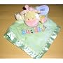 Carter's Yellow Giraffe Cow Rattle Green Lovey