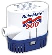Rule RM500 Marine Rule-Mate 500 Marine Bilge Pump (500-GPH, 12-Volt)