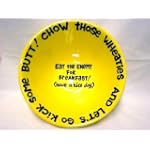 Our Name Is Mud Motivational Yellow Bowl Eat The Enemy
