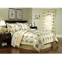 Fresh Floral Bouquet Yellow and White Bed in a Bag 200 Thread Count Sheets Bedskirt