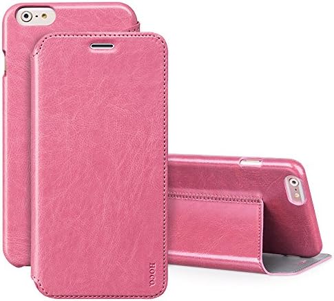 iPhone 6 plus 5.5inch Case, [Classic Vintage] Folio Case, [Business Style] Premium [Stand Function Design] Flip Case For iPhone 6 plus 5.5inch (MM528) (Pink)
