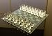 Schach-Trinkspiel / Trinkschach mit Glasplatte und Figuren