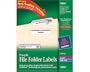 Avery� Purple File Folder Labels for Laser and Inkjet Printers with  TrueBlock(TM) Technology, 2/3 inches x 3-7/16 inches, Pack of 750 (5666)