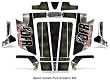 Dragonfire Racing Polaris RZR and RZR S. Full Graphics Kit. Sport Green. DFR-2AGRG
