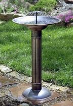 Outdoor Solid Copper Solar Garden Fountain