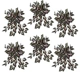 SIX 14" Coleus Artificial Hanging Bushes