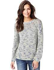 Indigo Collection Slash Neck Rainbow Jumper