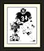 Chicago Bears Framed Walter Payton Chicago Bears By Michael Mellett NFL Football