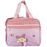 BabyEssentialsPinkFlowerButtonBabyDiaperBag/CoolerBag