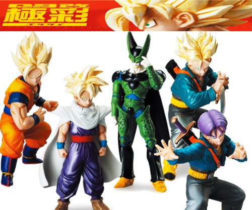 ドラゴンボール改 極彩 ゴクサイ DragonBall フィギュア アニメ 食玩 バンダイ(全5種フルコンプセット)