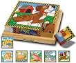 Wooden Animal Pets Cube Toddler Puzzle