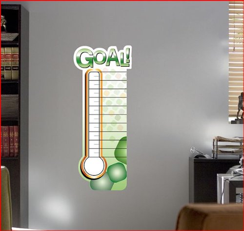 Dry Erase Fundraising Goal Thermometer