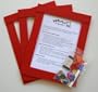 Kids Art Frames - Button Frames - Decorate Your Own Red Lightweight Plastic Frames - Standard Size