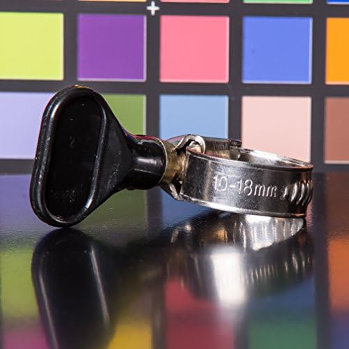 (10) 10-18MM EZ BUTTERFLY DRIVEN CLAMP - STAINLESS STEEL CLAMP - BHO TUBE CLAMP