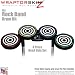 Bullseye Black and White Skin by WraptorSkinz fits Rock Band Drum Set for Nintendo Wii, XBOX 360, PS2 & PS3 (DRUMS NOT INCLUDED)