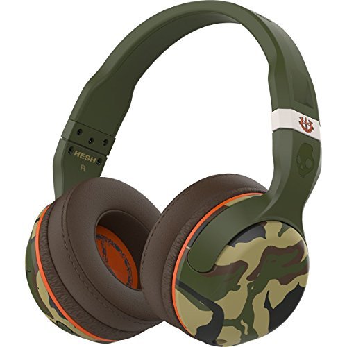 Skullcandy Hesh 2.0 Headphones with Mic Camo/Olive/Olive, One Size