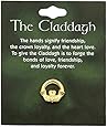 Cathedral Art T969 Claddagh Lapel Pin Carded