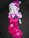 Hello Kitty 19 Plush Christmas Stocking