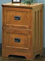 Craftsman Two Drawer File Cabinett 2 drawer Light Oak