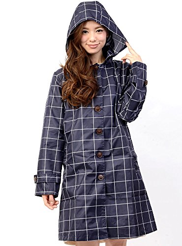 (ディーループ)D-LOOP 撥水加工 フード付き ウィンドペン ステンカラー レインコート 120120