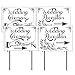 VictoryStore Yard Sign Outdoor Lawn Decorations: Wedding Directional Sign 2 â€˜Wedding Ceremonyâ€™ - 2 â€˜Wedding Receptionâ€™ 18â€x 24â€ Printed 2 Sided - w/ 4 EZ Stakes