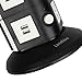 Vertical Power Strip Lanshion Smart 14-Outlet Surge Protector 4-USB Charge Station Socket 6.5ft Extension Cord(Black)