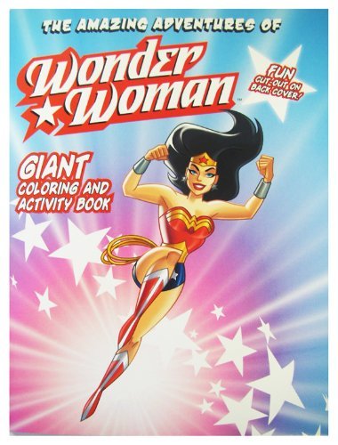 DC Wonder Woman Coloring Book & Activity Book - Girls Coloring Book (1pc)
